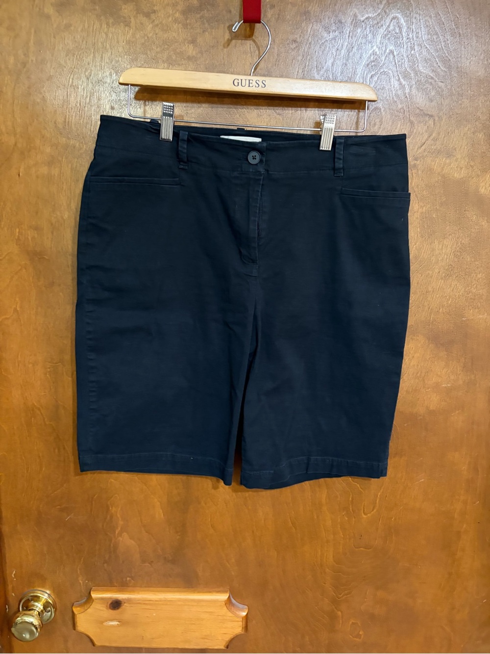 Talbots Black Bermuda Shorts